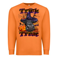 Carrot Trick Or Treat Black Angus Heifer Premium Sweatshirt - LillyAllenDesigns