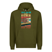 Army Green Any man can be a father But it take someone special to be a Pawpaw Premium Hoodie - Bettercallsaul