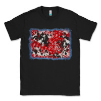Black bandana cowhide denim background Classic Tee - AdoDesignShop
