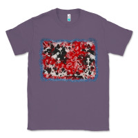 Lavender bandana cowhide denim background Classic Tee - AdoDesignShop