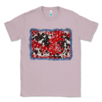 Lilac bandana cowhide denim background Classic Tee - AdoDesignShop