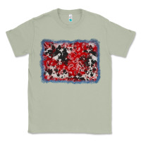 Matcha bandana cowhide denim background Classic Tee - AdoDesignShop