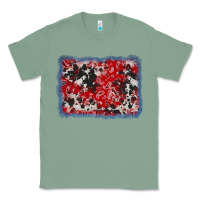 Sage bandana cowhide denim background Classic Tee - AdoDesignShop