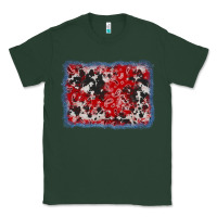 Sports Green bandana cowhide denim background Classic Tee - AdoDesignShop
