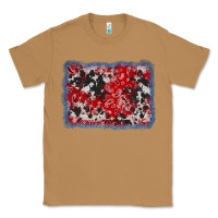 Toasted Coconut bandana cowhide denim background Classic Tee - AdoDesignShop