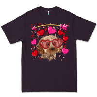 Plum valentine's day cockapoo Premium Tee - RanaPortraitStore