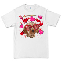 White valentine's day cockapoo Premium Tee - RanaPortraitStore