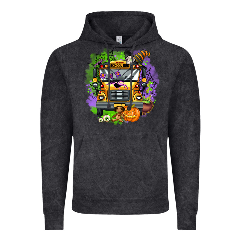 Halloween School Bus Vintage Hoodie by AdoDesignShop | Teevron