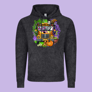 Halloween School Bus Vintage Hoodie Designed By Adodesignshop