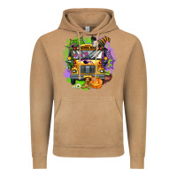Vintage Camel halloween school bus Vintage Hoodie - AdoDesignShop
