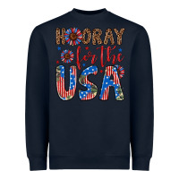 Navy hooray for the usa Heavyweight Sweatshirt - Artiststas