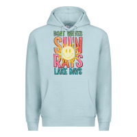 Blue Mist boat waves sun rays lake days Premium Hoodie - JahusDesignShop