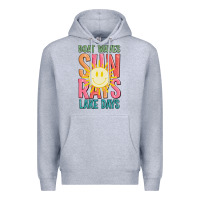 Heather Grey boat waves sun rays lake days Premium Hoodie - JahusDesignShop