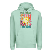 Seafoam boat waves sun rays lake days Premium Hoodie - JahusDesignShop