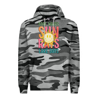 Slate Camo boat waves sun rays lake days Premium Hoodie - JahusDesignShop