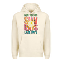 Tofu boat waves sun rays lake days Premium Hoodie - JahusDesignShop