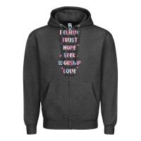 Charcoal Heather believe like mary trust like joseph valentine s da Zipper Hoodie - MaliasSmallBusiness
