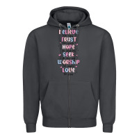 Smoke believe like mary trust like joseph valentine s da Zipper Hoodie - MaliasSmallBusiness