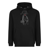 Black black poodles dog Heavyweight Hoodie - LillyAllenDesigns
