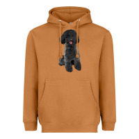 Meerkat black poodles dog Heavyweight Hoodie - LillyAllenDesigns