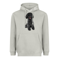 Moon Dust black poodles dog Heavyweight Hoodie - LillyAllenDesigns