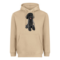Mushroom black poodles dog Heavyweight Hoodie - LillyAllenDesigns