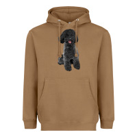 Toasted Coconut black poodles dog Heavyweight Hoodie - LillyAllenDesigns