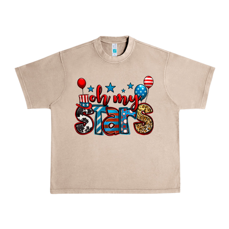 Oh My Stars 4th Of July Urban Heavy Tee by Jasminsmagicworld | Teevron
