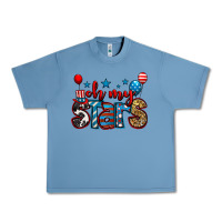 Pebble Blue oh my stars 4th of july Urban Heavy Tee - Jasminsmagicworld