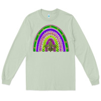 Matcha mardi gras rainbow Long Sleeve Tee - BarkalooDesign