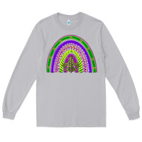 Moon Dust mardi gras rainbow Long Sleeve Tee - BarkalooDesign