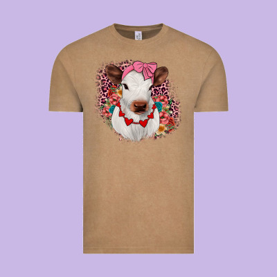 Heifer Valentines Vintage Tee Designed By Jahusdesignshop