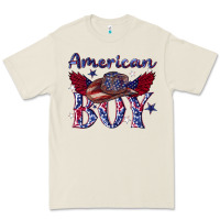 Bone American boy with cowboy Premium Tee - texasbilliewilder