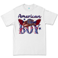 White American boy with cowboy Premium Tee - texasbilliewilder