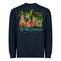 Navy tis the season christmas tree  cake Heavyweight Sweatshirt - AdoDesignShop