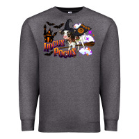 Charcoal Heather Hocus Pocus Holstein Baby Premium Sweatshirt - LillyAllenDesigns