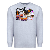 Heather Grey Hocus Pocus Holstein Baby Premium Sweatshirt - LillyAllenDesigns