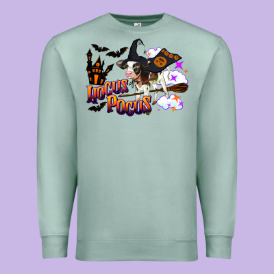 Hocus Pocus Holstein Baby Premium Sweatshirt Designed By Lillyallendesigns