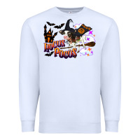 White Hocus Pocus Holstein Baby Premium Sweatshirt - LillyAllenDesigns