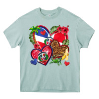 Arona dominican republic  hearts Heavy Core Tee - texasbilliewilder
