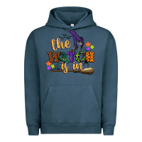 Pigment Midnight Navy the witch is in Urban Hoodie - CowGirlArtShop