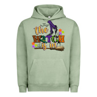 Pigment Oil Green the witch is in Urban Hoodie - CowGirlArtShop