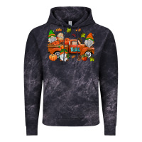 Cloud Black fall gnomes truck Vintage Hoodie - AdoDesignShop