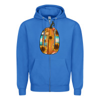 True Royal Serape sunflower pumpkin Zipper Hoodie - NancyCooperArtShop