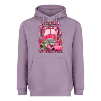 Lavender in october we wear pink halloween school bus Heavyweight Hoodie - LillyAllenDesigns