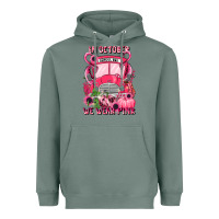 Sage in october we wear pink halloween school bus Heavyweight Hoodie - LillyAllenDesigns
