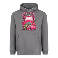 Storm in october we wear pink halloween school bus Heavyweight Hoodie - LillyAllenDesigns