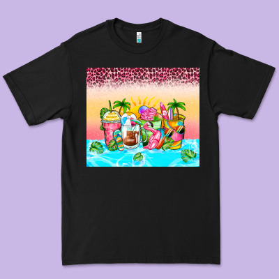 Premium Tee beach summer coffee cups
