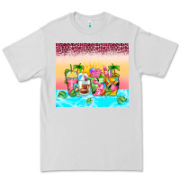 Dove Grey beach summer coffee cups Premium Tee - Zillion Design Studio