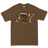 Cacao dachshund puppy christmas joy Premium Tee - BarkalooDesign